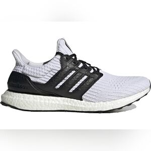 Adidas Men's Ultraboost DNA FZ2895 Black 'Leather'/White Knit Size 8 NWOT No Box